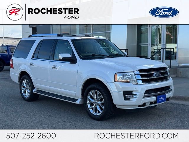 White Platinum Clearcoat Metallic 2017 Ford Expedition SUV / Crossover Four-Wheel Drive 6-Speed Automatic