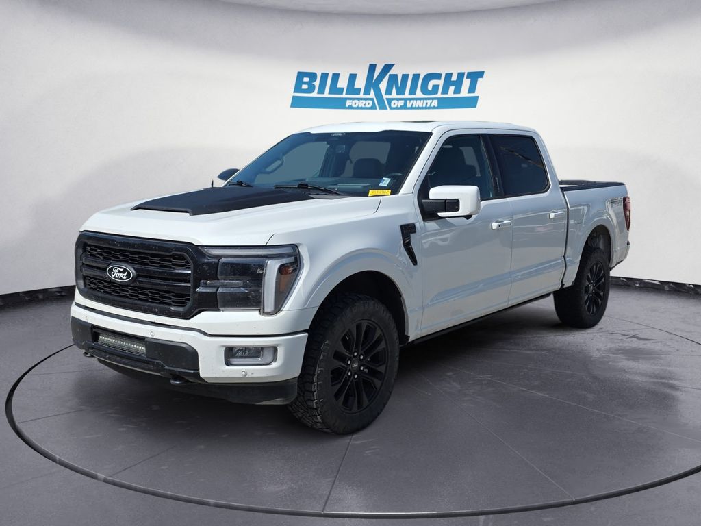 White Metallic 2024 Ford F-150 Pickup Truck Four-Wheel Drive Automatic