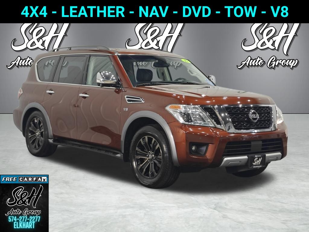 Red (Forged Copper) 2017 Nissan Armada SUV / Crossover Four-Wheel Drive 7-Speed Automatic
