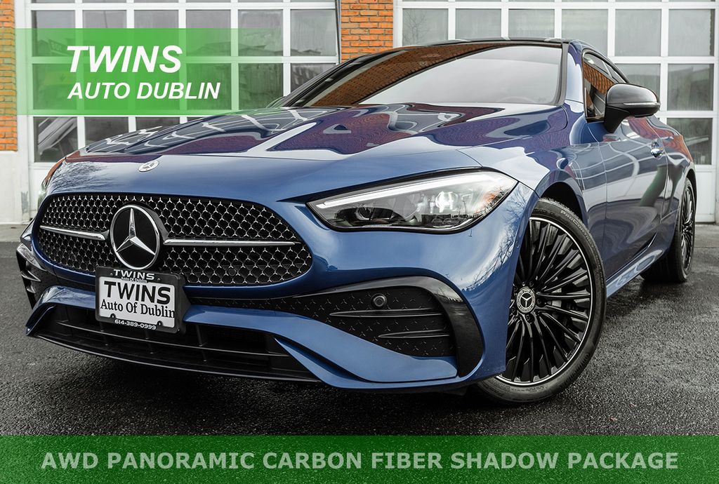 Blue 2024 Mercedes-Benz CLE 300 4MATIC Coupe All-Wheel Drive 9-Speed Automatic