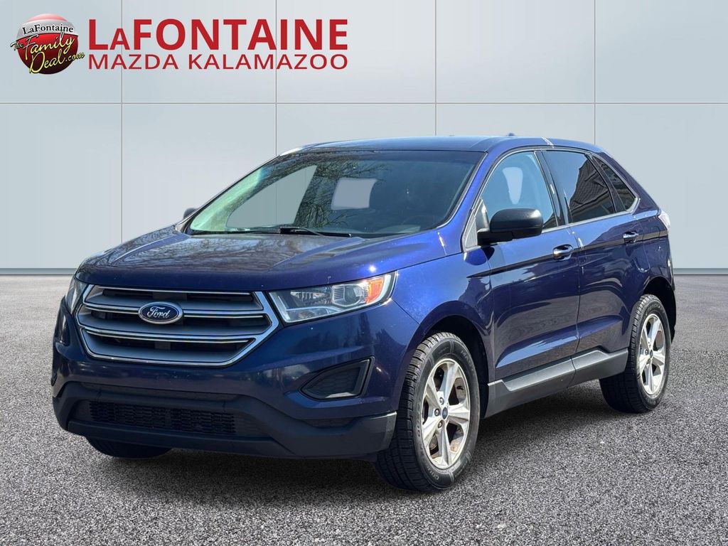 Kona Blue Metallic 2016 Ford Edge SUV / Crossover All-Wheel Drive 6-Speed Automatic
