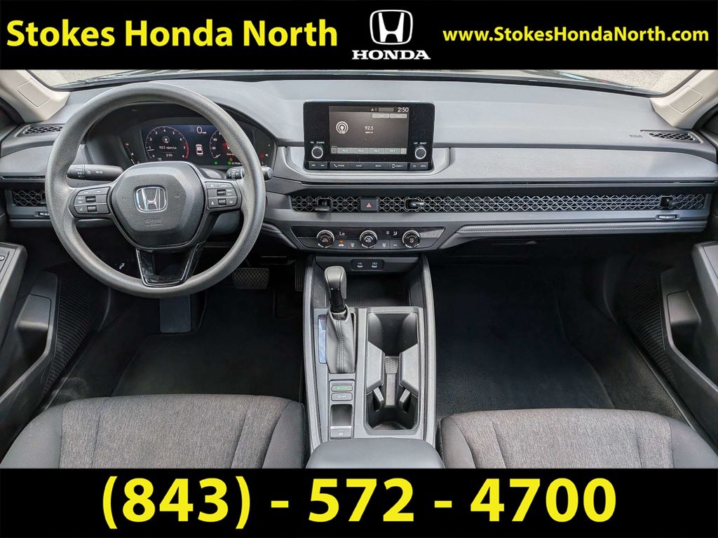 2025 Honda Accord LX Black at Stokes Honda North