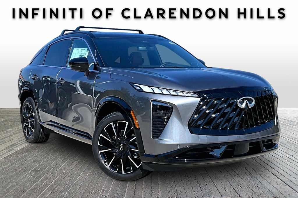 Gray (Graphite Shadow) 2027 INFINITI QX65 SUV / Crossover All-Wheel Drive 9-Speed Automatic