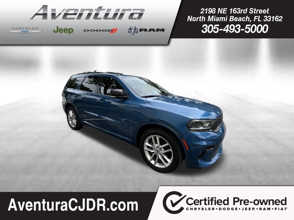 Blue (Frostbite Pearlcoat) 2024 Dodge Durango SUV / Crossover Rear-Wheel Drive 8-Speed Automatic