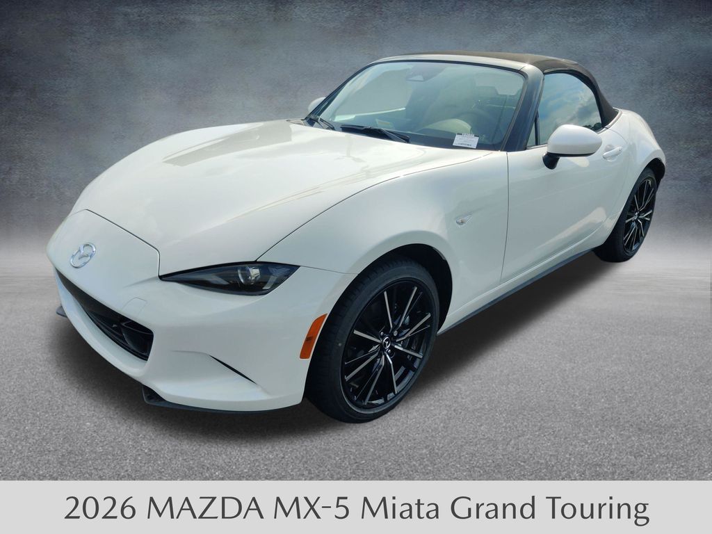Snowflake White Pearl Mica 2026 Mazda MX-5 Miata Convertible Rear-Wheel Drive 6-Speed Automatic