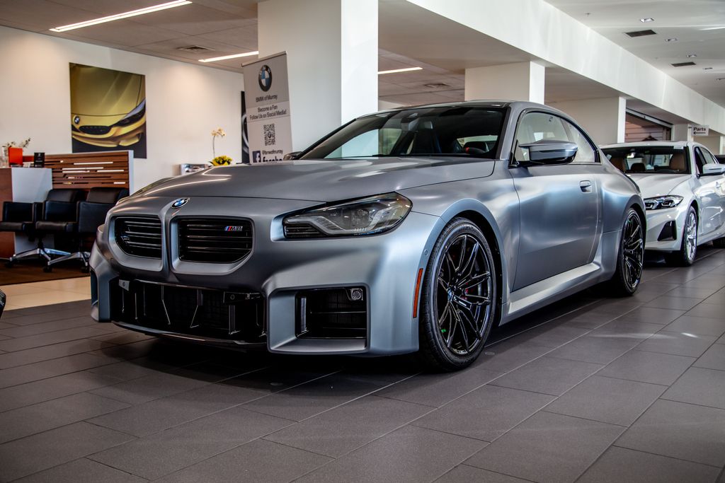 Gray (Frozen Pure Grey Metallic) 2026 BMW M2 RWD Coupe Rear-Wheel Drive 6-Speed Manual