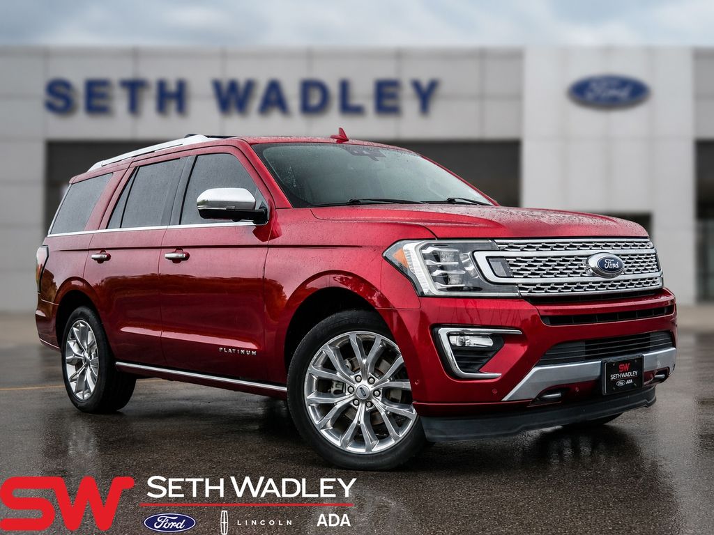 Ruby Red Metallic 2018 Ford Expedition Platinum 4WD SUV / Crossover Four-Wheel Drive Automatic