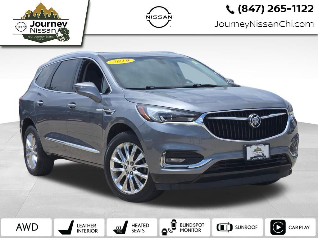 Satin Steel Gray Metallic 2019 Buick Enclave Essence AWD SUV / Crossover Four-Wheel Drive 9-Speed Automatic