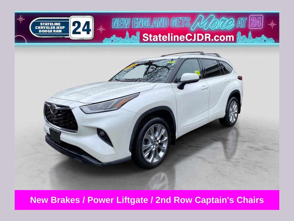 White (Blizzard Pearl) 2021 Toyota Highlander Limited AWD SUV / Crossover All-Wheel Drive 8-Speed Automatic