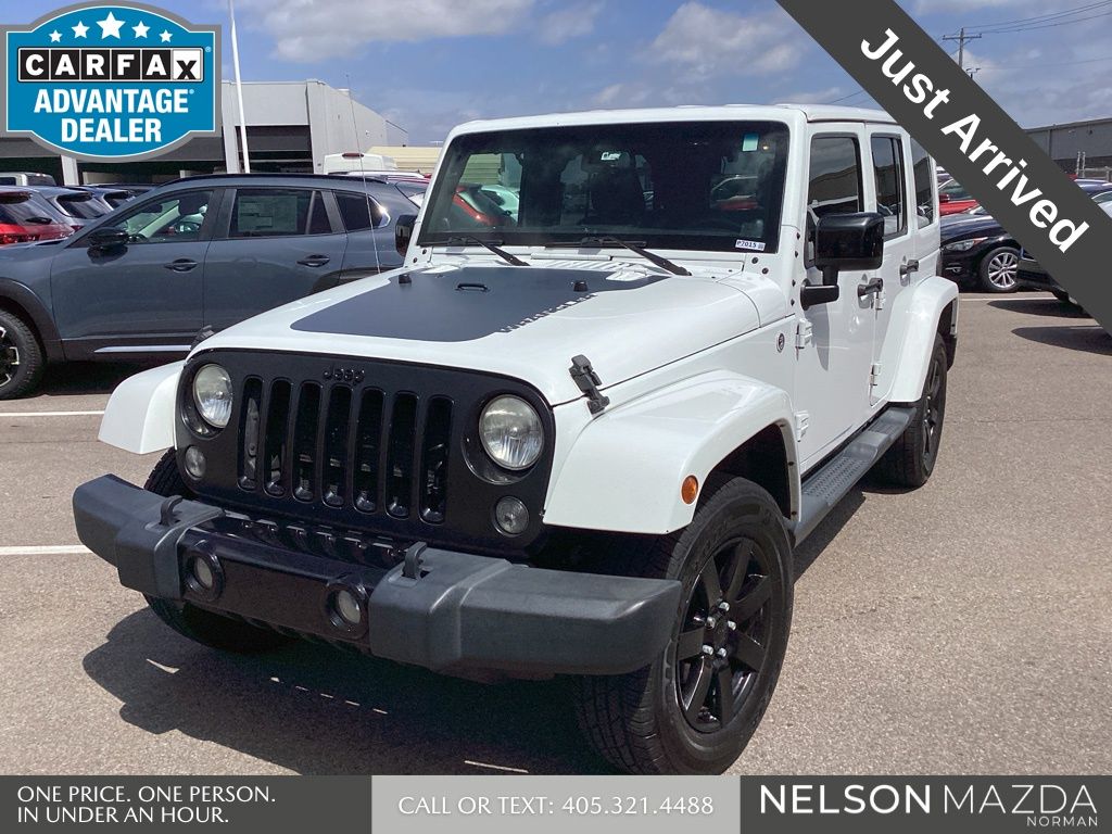 Bright White Clearcoat 2014 Jeep Wrangler Unlimited Altitude Edition 4WD SUV / Crossover Four-Wheel Drive 5-Speed Automatic