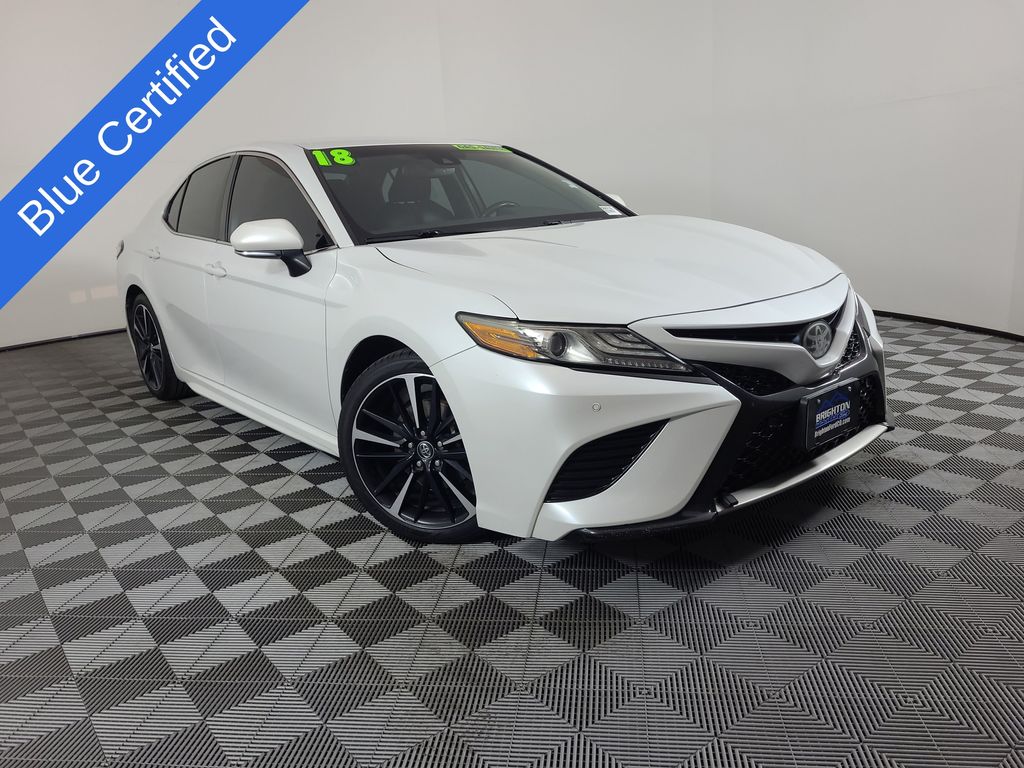 White (Wind Chill Pearl) 2018 Toyota Camry XSE Sedan Front-Wheel Drive 8-Speed Automatic