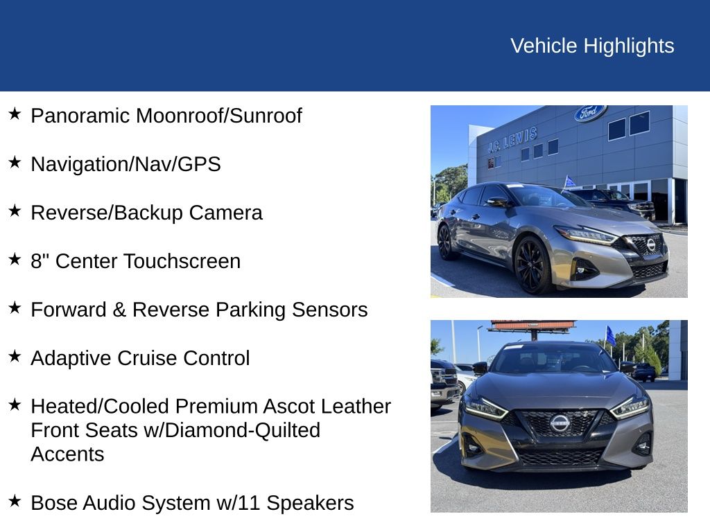 2023 Nissan Maxima SR Xtronic CVT