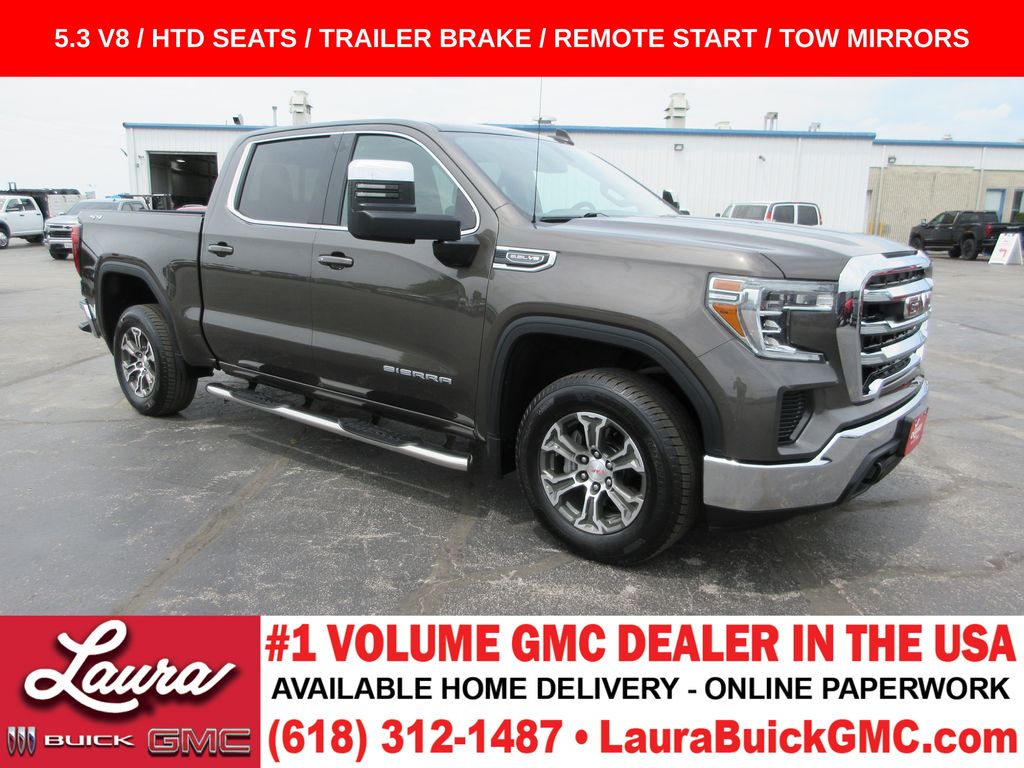 Smokey Quartz Metallic 2019 GMC Sierra 1500 Pickup Truck Four-Wheel Drive 8-Speed Automatic