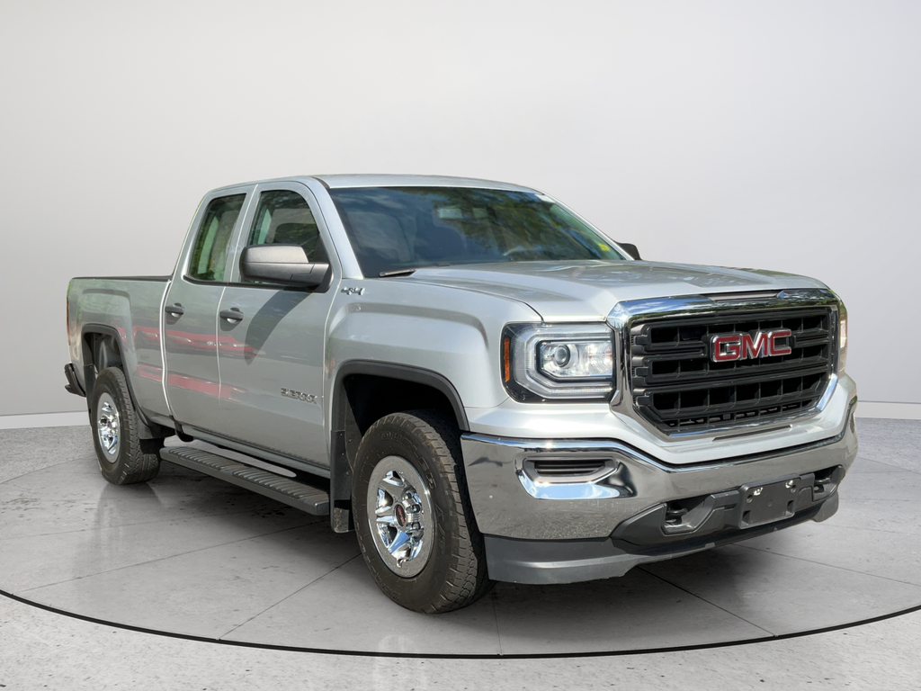 Quicksilver Metallic 2018 GMC Sierra 1500 Base Double Cab 4WD Pickup Truck Four-Wheel Drive 6-Speed Automatic Overdrive