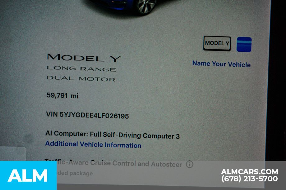 Used 2020 Blue Tesla Long Range image 59
