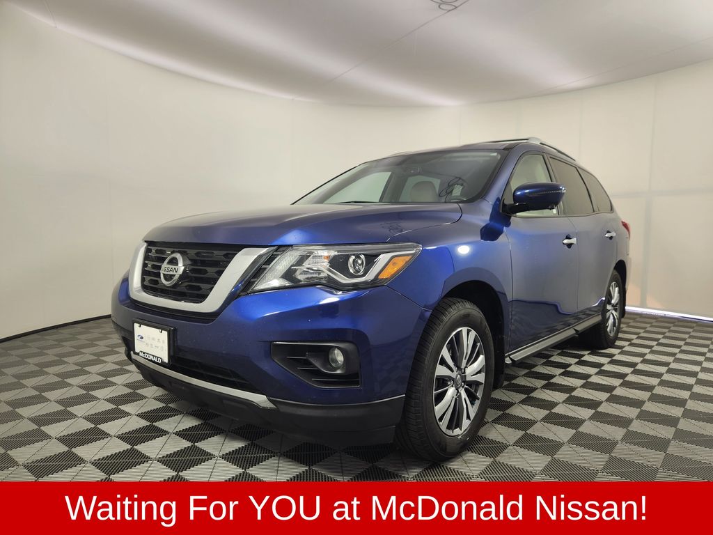 Caspian Blue Metallic 2020 Nissan Pathfinder SUV / Crossover Four-Wheel Drive Continuously Variable Transmission