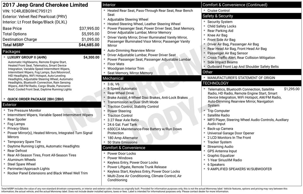 Used 2017  Jeep Limited image 2