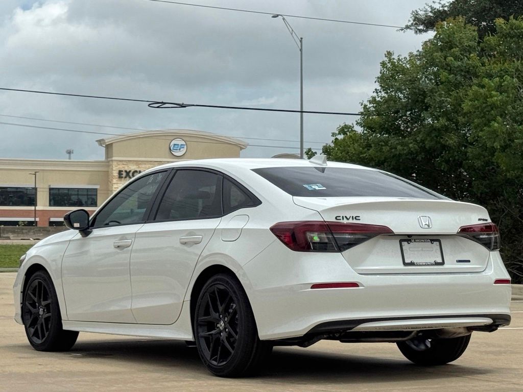 2026 Honda Civic Hybrid Sport White at Community Honda