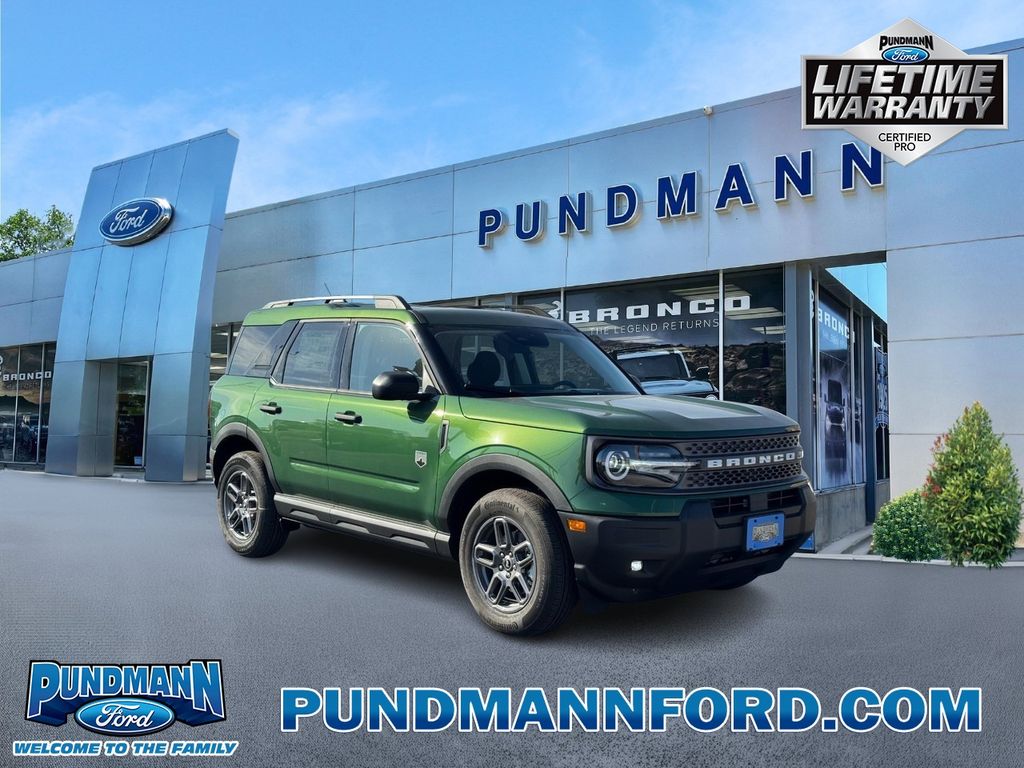 Green Metallic 2025 Ford Bronco Sport SUV / Crossover All-Wheel Drive Automatic