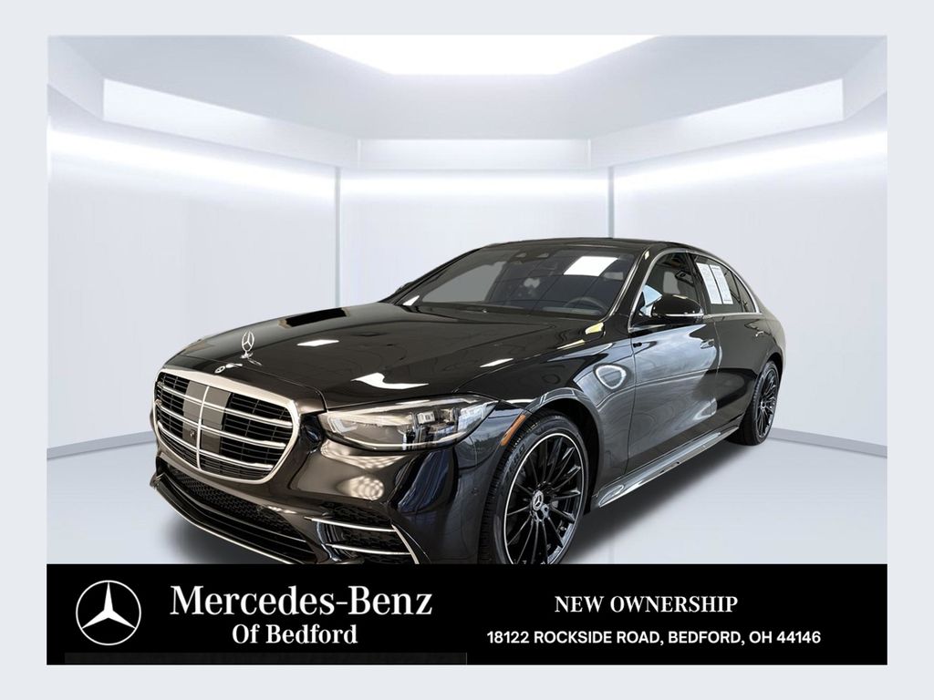 Obsidian Black Metallic 2026 Mercedes-Benz S-Class Sedan All-Wheel Drive 9-Speed Automatic