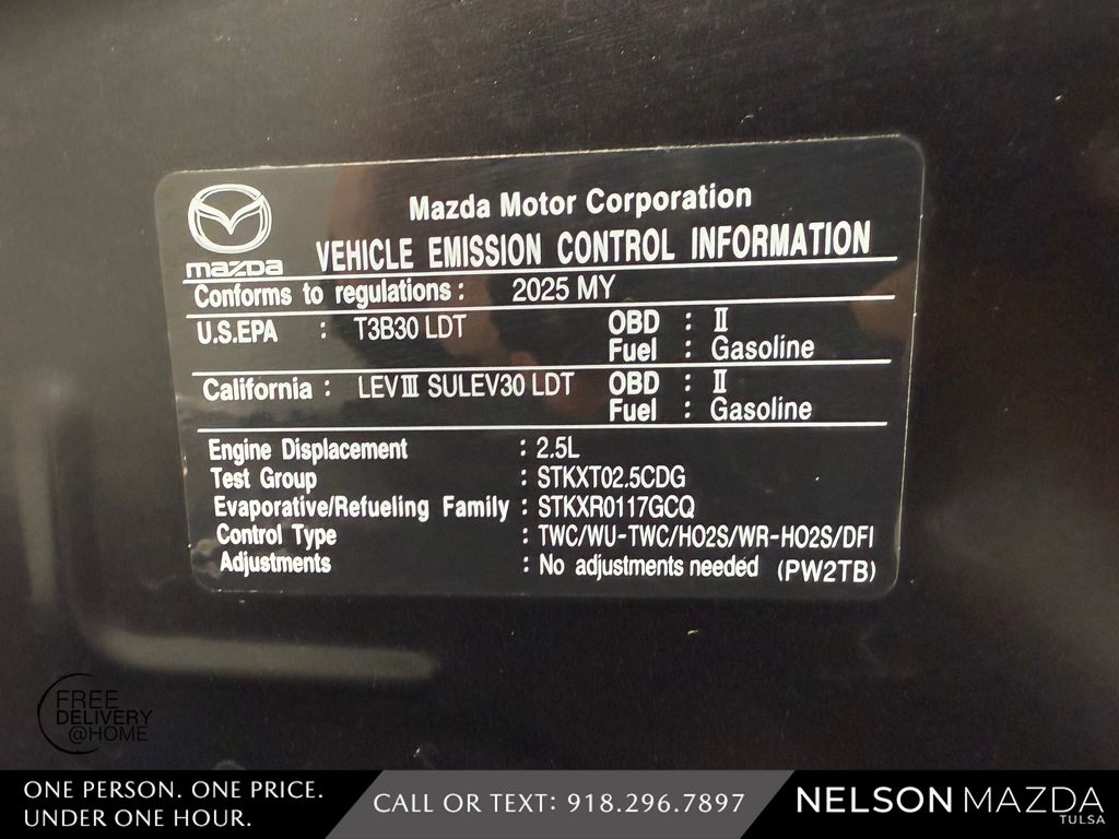 Certified Used 2025 Black Mazda 2.5 S Preferred Package image 50