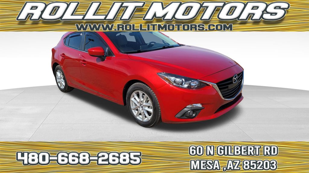 Soul Red Metallic 2015 Mazda MAZDA3 Hatchback Front-Wheel Drive 6-Speed Automatic