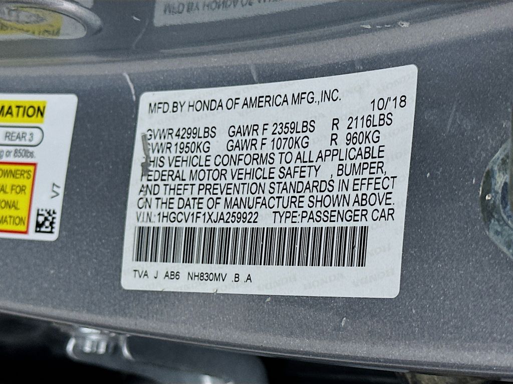 Thumbnail: 2018 Honda Accord - 30