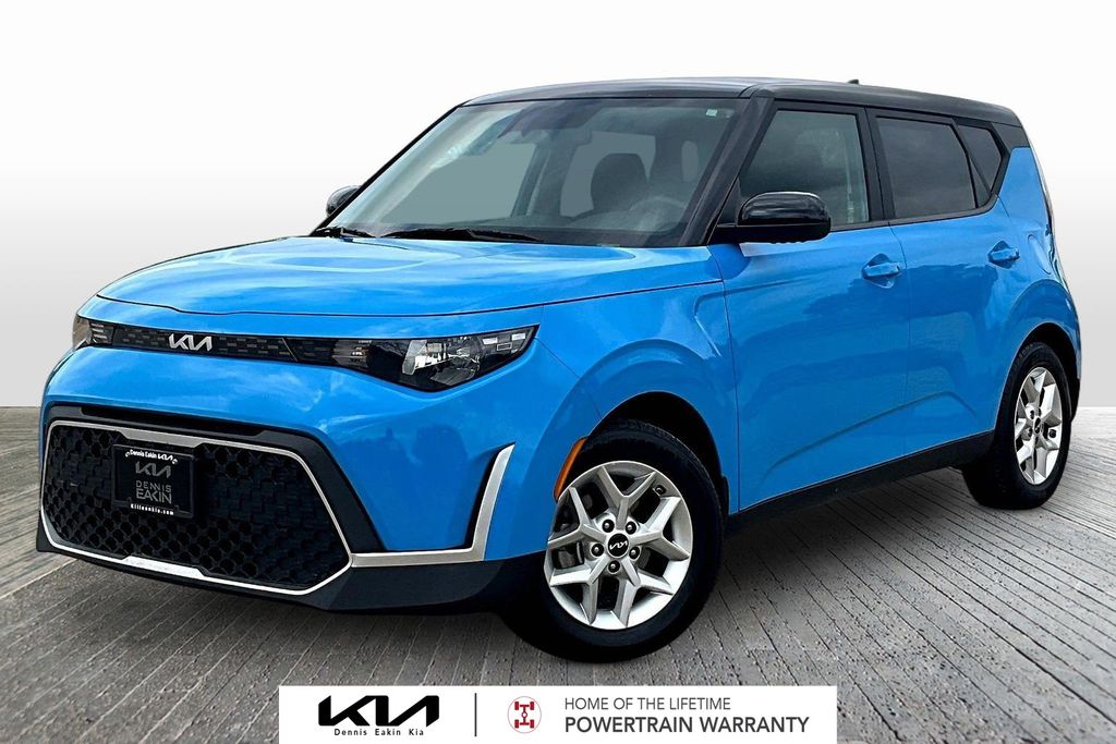 Surf Blue w/Black Roof 2023 Kia Soul S FWD SUV / Crossover Front-Wheel Drive Continuously Variable Transmission