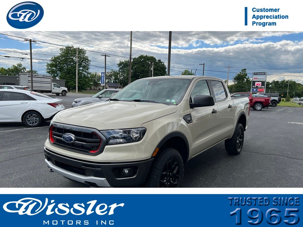 Desert Sand 2022 Ford Ranger Pickup Truck Four-Wheel Drive Automatic