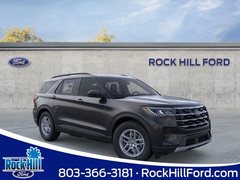 Agate Black Metallic 2026 Ford Explorer SUV / Crossover All-Wheel Drive Automatic