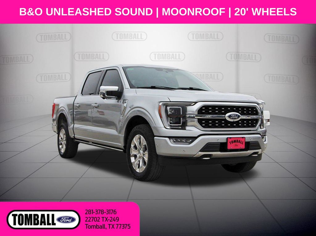 Silver Metallic 2023 Ford F-150 Pickup Truck Four-Wheel Drive Automatic