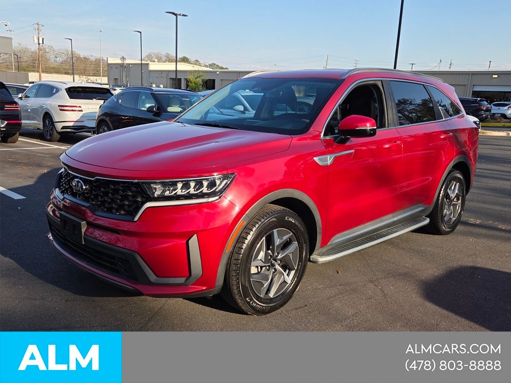 Runway Red 2021 Kia Sorento Hybrid S FWD SUV / Crossover Front-Wheel Drive 6-Speed Automatic