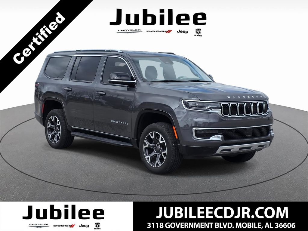 Baltic Gray Metallic Clearcoat 2024 Jeep Wagoneer Series III 4WD SUV / Crossover Four-Wheel Drive 8-Speed Automatic