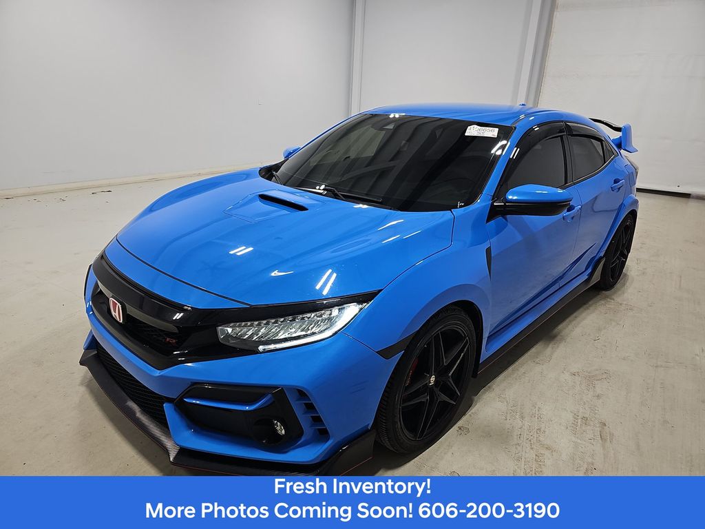 Boost Blue Pearl 2020 Honda Civic Type R Touring FWD Hatchback Front-Wheel Drive 6-Speed Manual