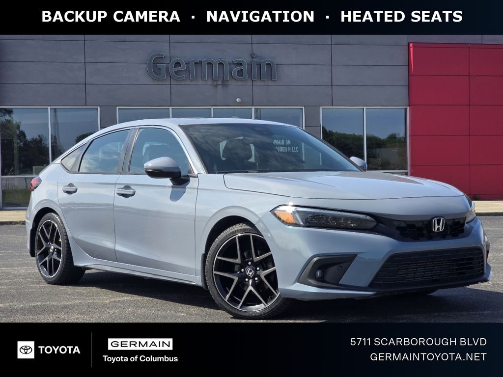 Gray 2022 Honda Civic Hatchback Hatchback Front-Wheel Drive Continuously Variable Transmission
