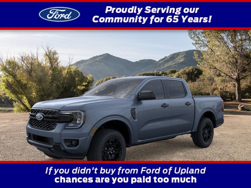 Blue (Azure Gray Metallic) 2025 Ford Ranger Pickup Truck 4X2 Automatic