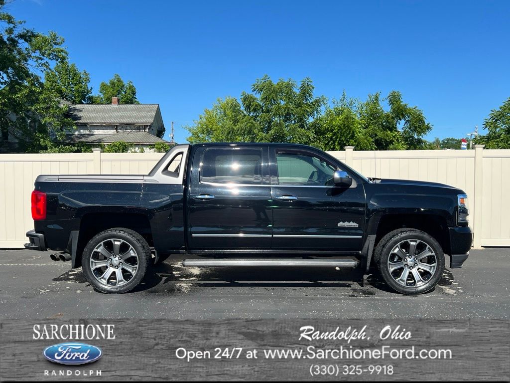 Black 2017 Chevrolet Silverado 1500 Pickup Truck Four-Wheel Drive 8-Speed Automatic Overdrive