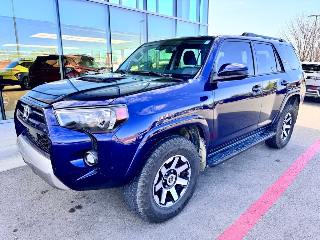 Blue 2022 Toyota 4Runner TRD Off-Road 4WD SUV / Crossover Four-Wheel Drive 5-Speed Automatic