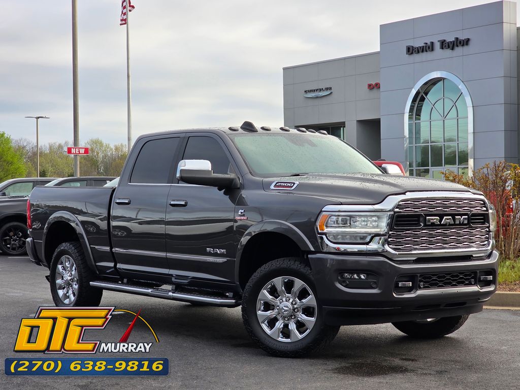 Gray (Granite Crystal Metallic Clearcoat) 2022 RAM 2500 Limited Crew Cab 4WD Pickup Truck Four-Wheel Drive 6-Speed Automatic