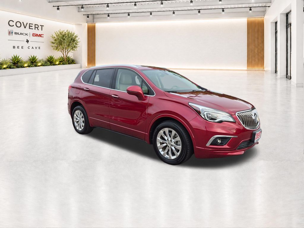 Chili Red 2017 Buick Envision SUV / Crossover Front-Wheel Drive 6-Speed Automatic
