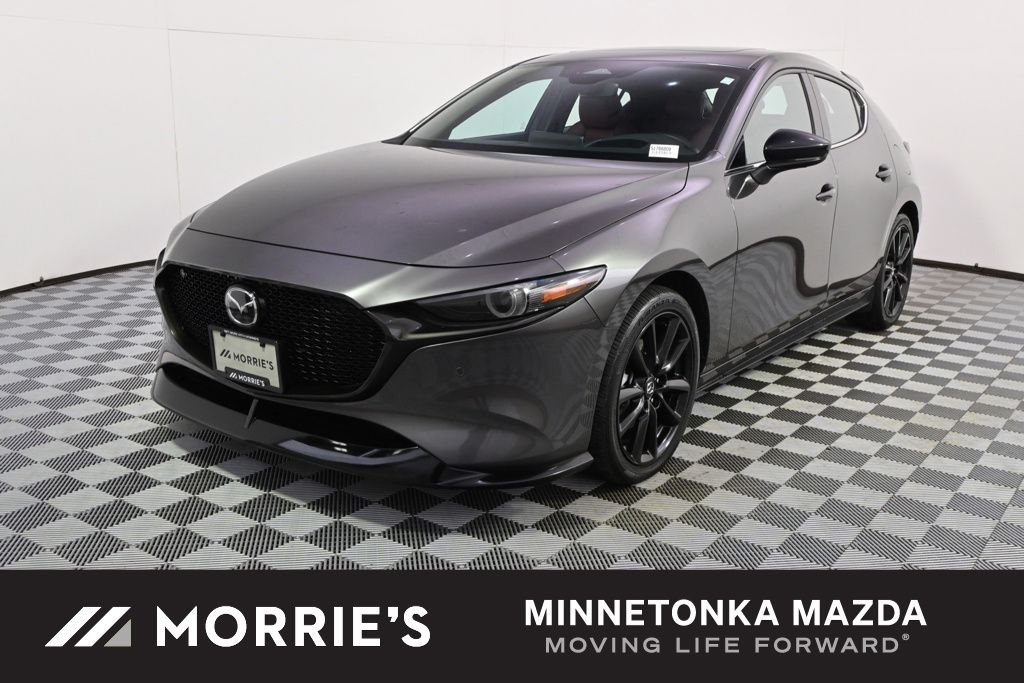 Machine Gray 2025 Mazda MAZDA3 2.5 Turbo Premium Plus Hatchback AWD Hatchback All-Wheel Drive 6-Speed Automatic