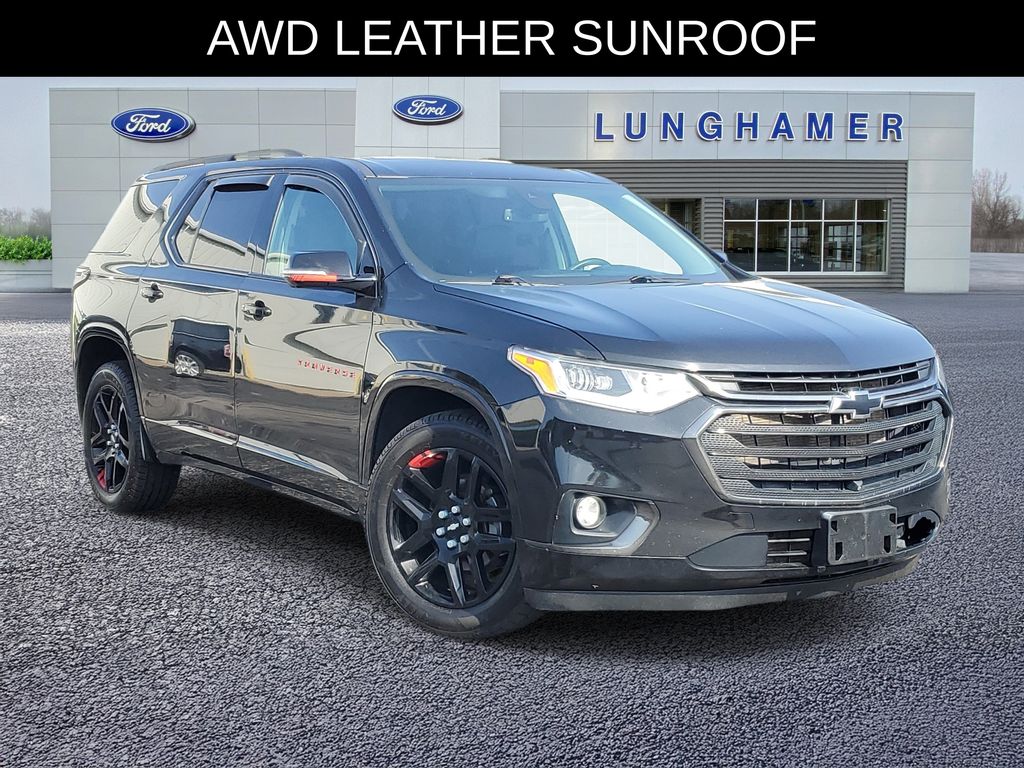 Mosaic Black Metallic 2020 Chevrolet Traverse SUV / Crossover Four-Wheel Drive 9-Speed Automatic