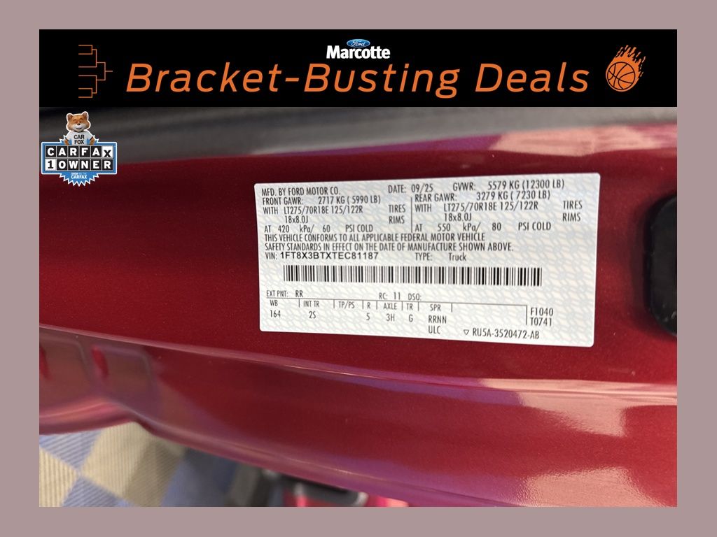 Ruby Red Metallic 2026 Ford F-350 Super Duty XLT SuperCab 4WD Pickup Truck Four-Wheel Drive Automatic