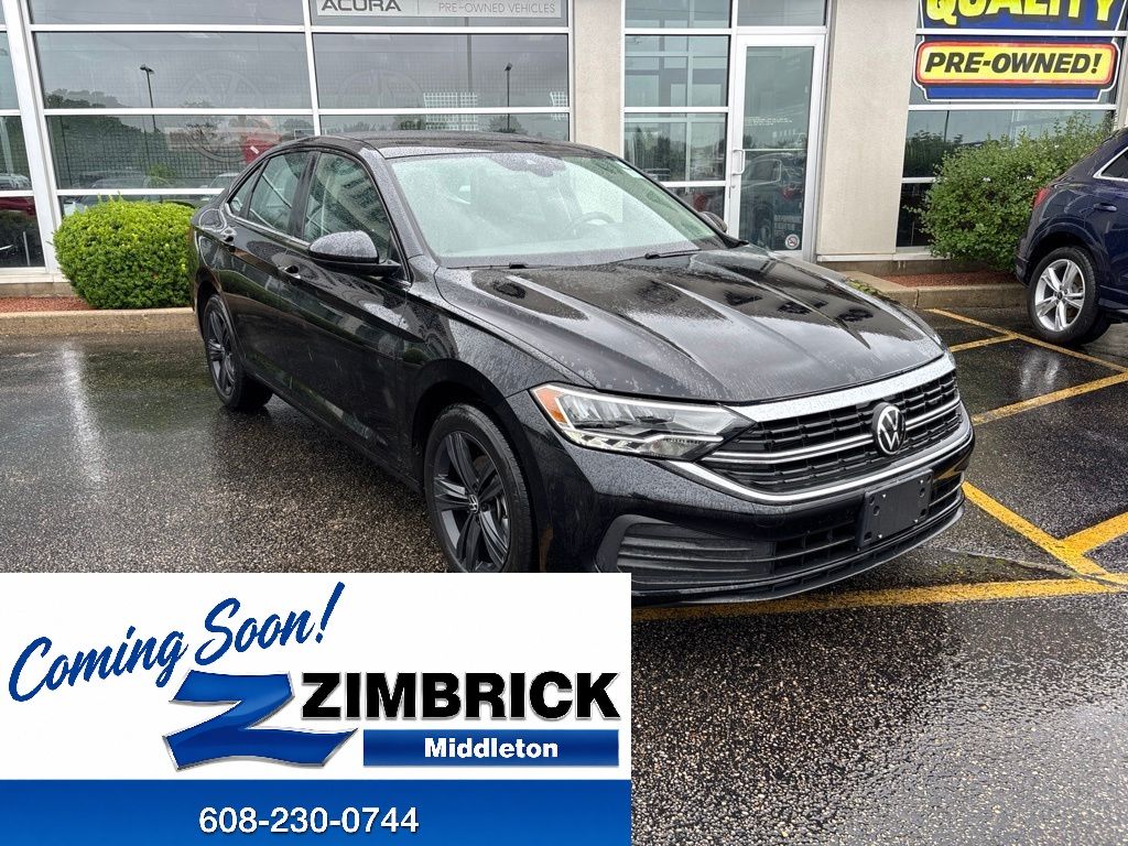 Deep Black 2023 Volkswagen Jetta Sedan Front-Wheel Drive 8-Speed Automatic