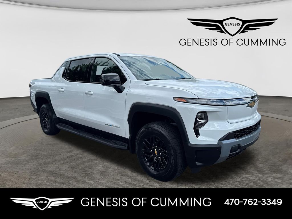Summit White 2025 Chevrolet Silverado EV Pickup Truck All-Wheel Drive 1-Speed Automatic