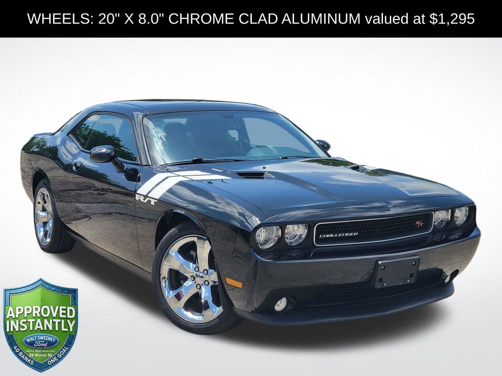 Black Clearcoat 2014 Dodge Challenger Coupe Rear-Wheel Drive 5-Speed Automatic