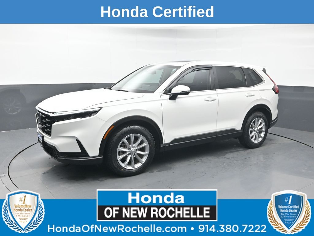 Platinum White Pearl 2024 Honda CR-V EX-L AWD SUV / Crossover All-Wheel Drive Continuously Variable Transmission