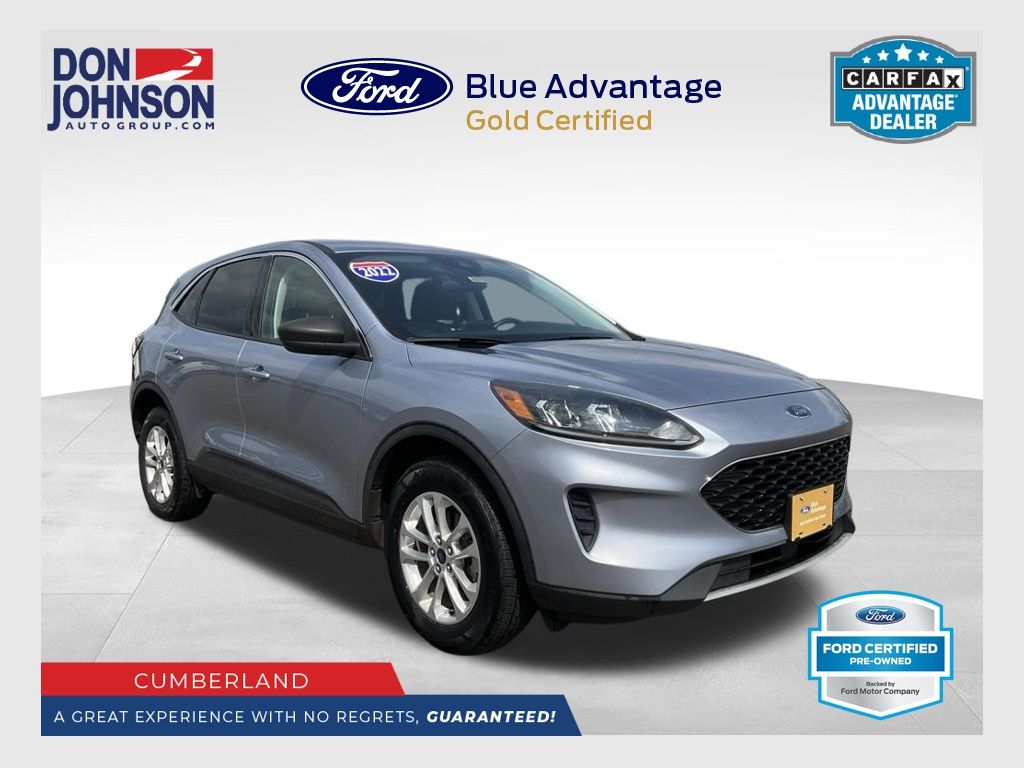 Blue Silver Metallic 2022 Ford Escape SUV / Crossover All-Wheel Drive 8-Speed Automatic
