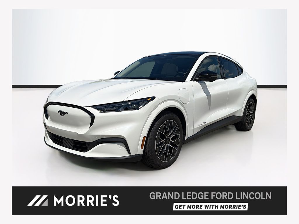 White Metallic 2025 Ford Mustang Mach-E SUV / Crossover All-Wheel Drive Automatic