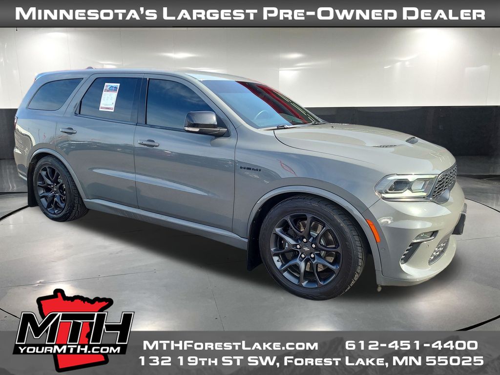 Destroyer Gray Clearcoat 2021 Dodge Durango R/T AWD SUV / Crossover All-Wheel Drive 8-Speed Automatic